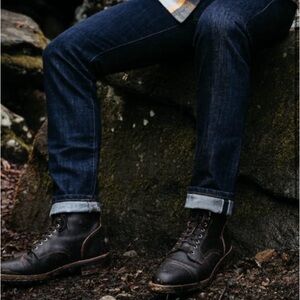 George Men's Dark Blue Bootcut Jeans